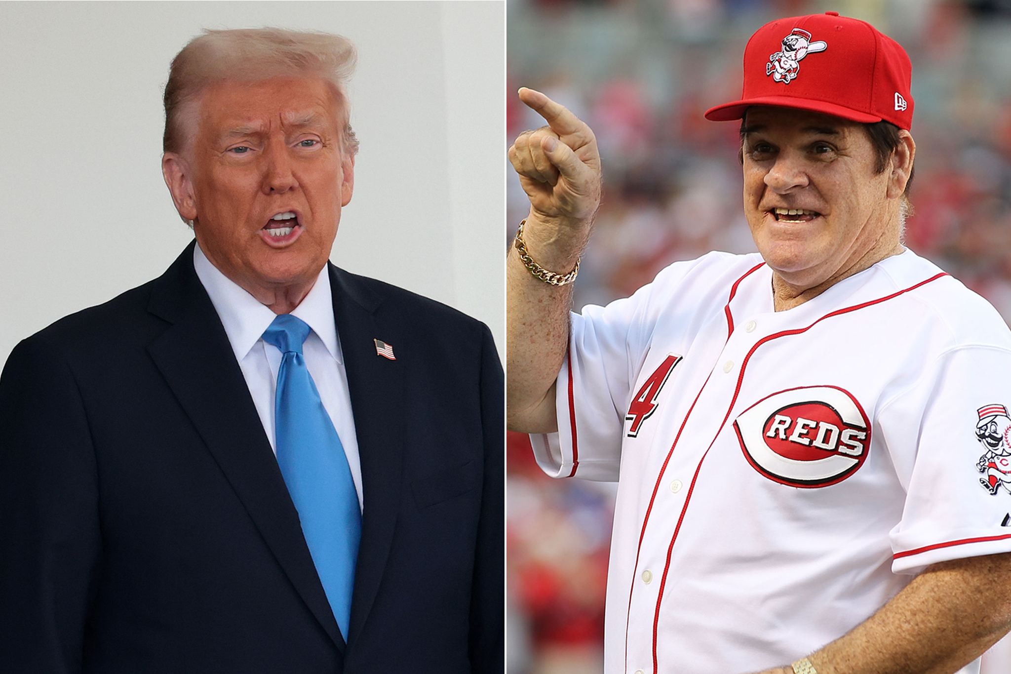 Trump represented the cause of Pete Rose in the Hall of Fame long