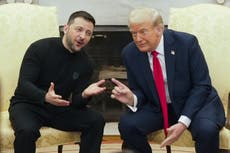 Trump says Zelensky will have ‘no choice’ but concede after Oval Office clash: Live