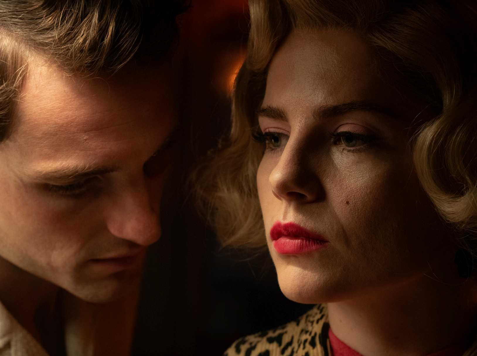 Lucy Boynton and Laurie Davidson in 'A Cruel Love: The Ruth Ellis Story'