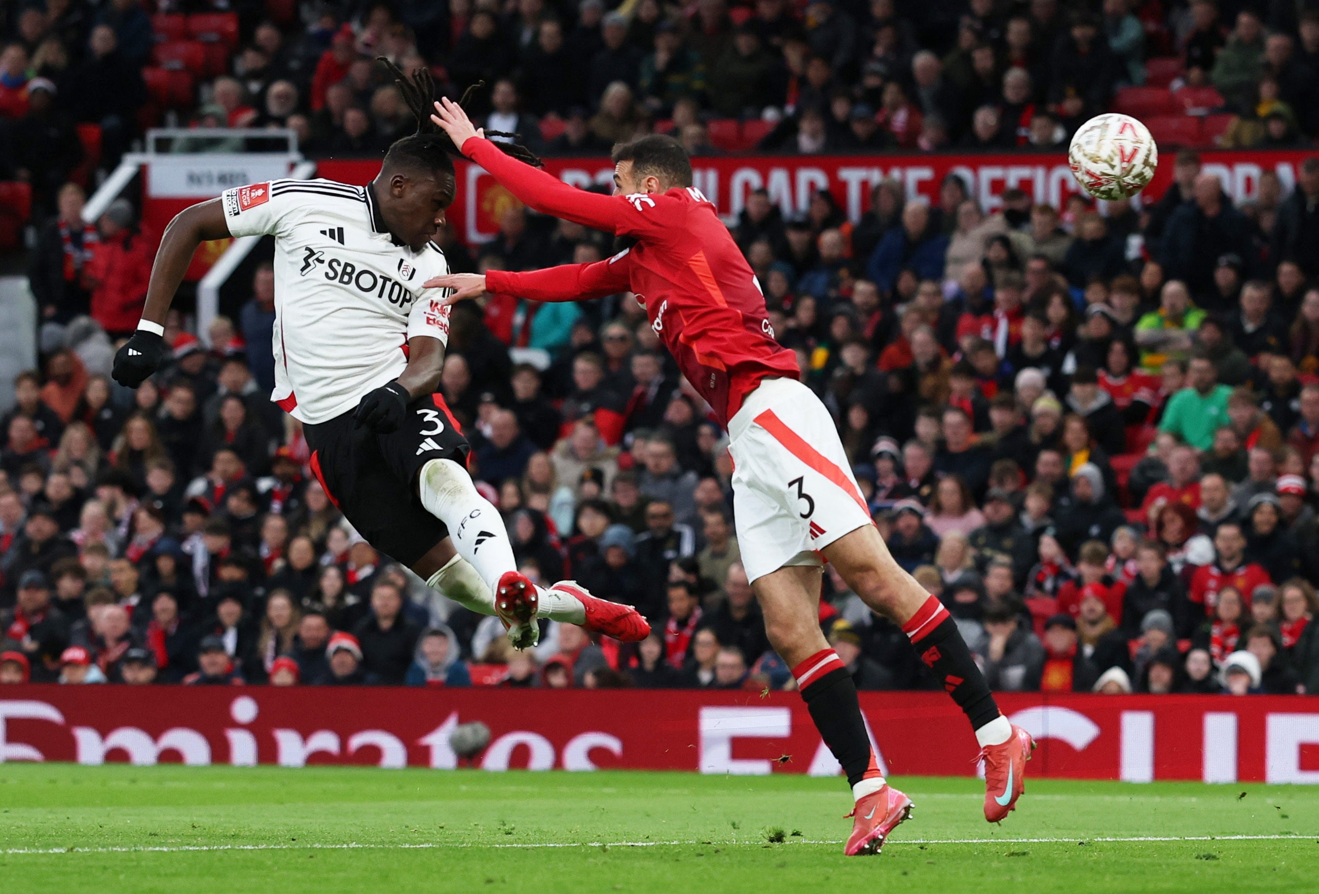 Calvin Bassey nodded Fulham into the lead in first half from a corner set piece