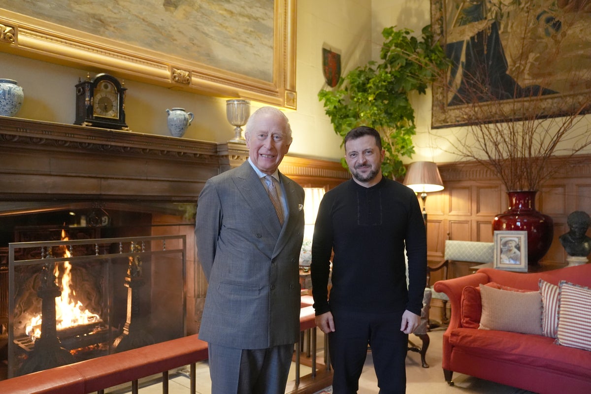 King Charles meets Zelensky at Sandringham in show of support for Ukraine president