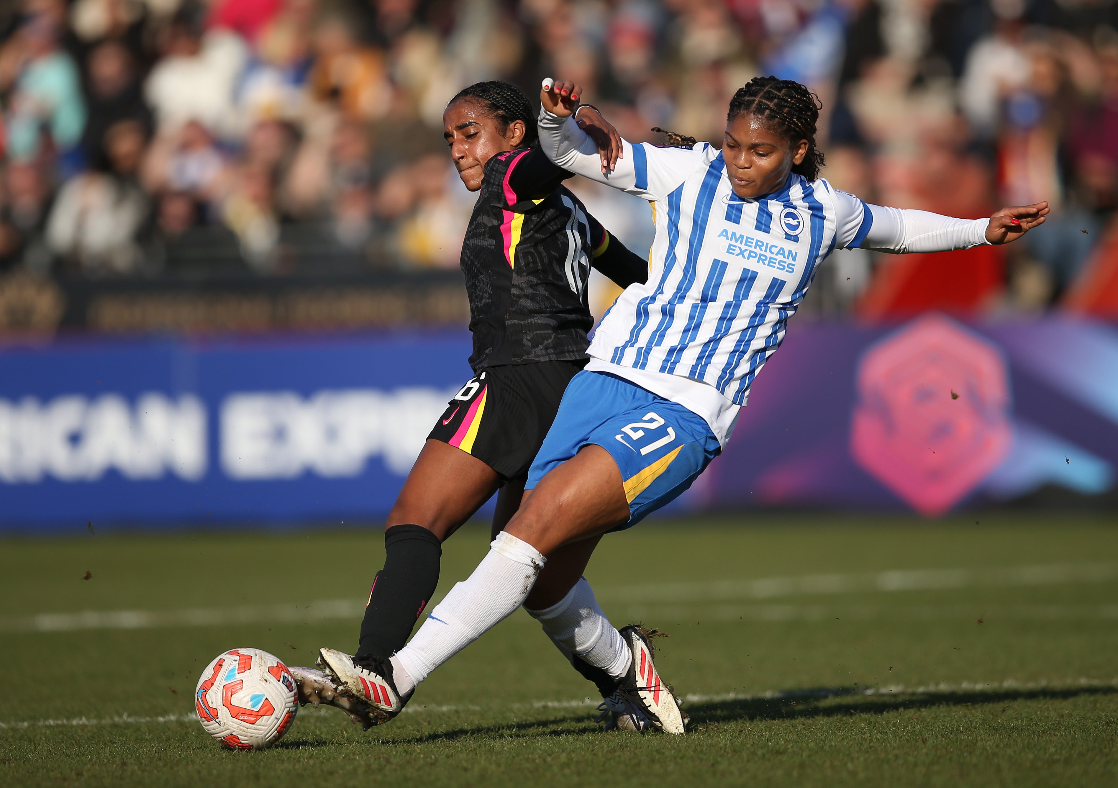 The 21-year-old found things tough on her Chelsea debut versus Brighton