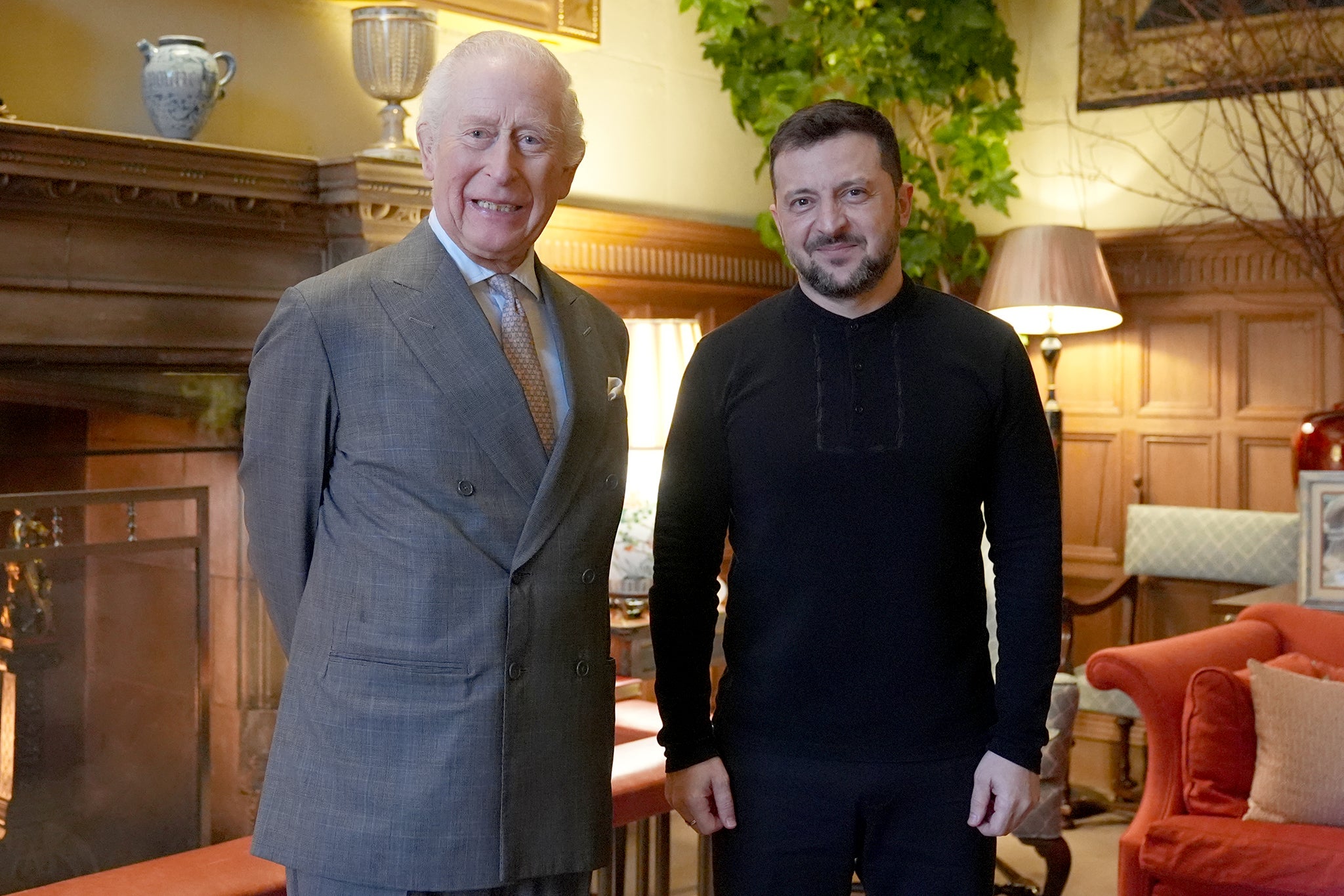 King Charles hosted Zelensky at Sandringham