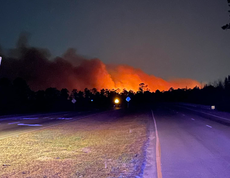 Carolina wildfire map: North and South Carolina enter state of emergency as residents evacuated