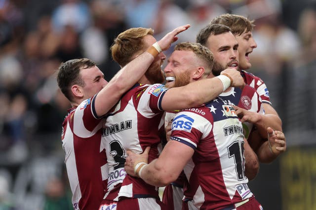 <p>Wigan produced an outstanding performance to comfortably beat their rivals</p>
