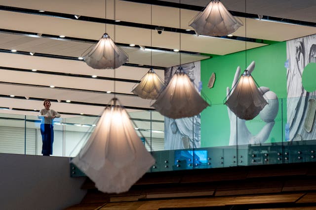 The sculptures will be on show until August (Jane Barlow/PA)