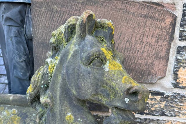 The unicorns on the Scotch Whisky Experience have lost their horns (the Scotch Whisky Experience/PA)