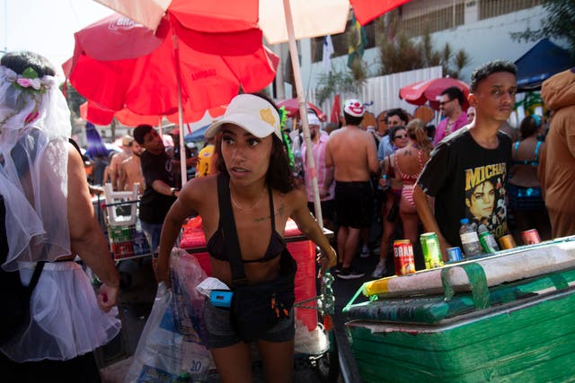 Brazil Carnival Street Vendors