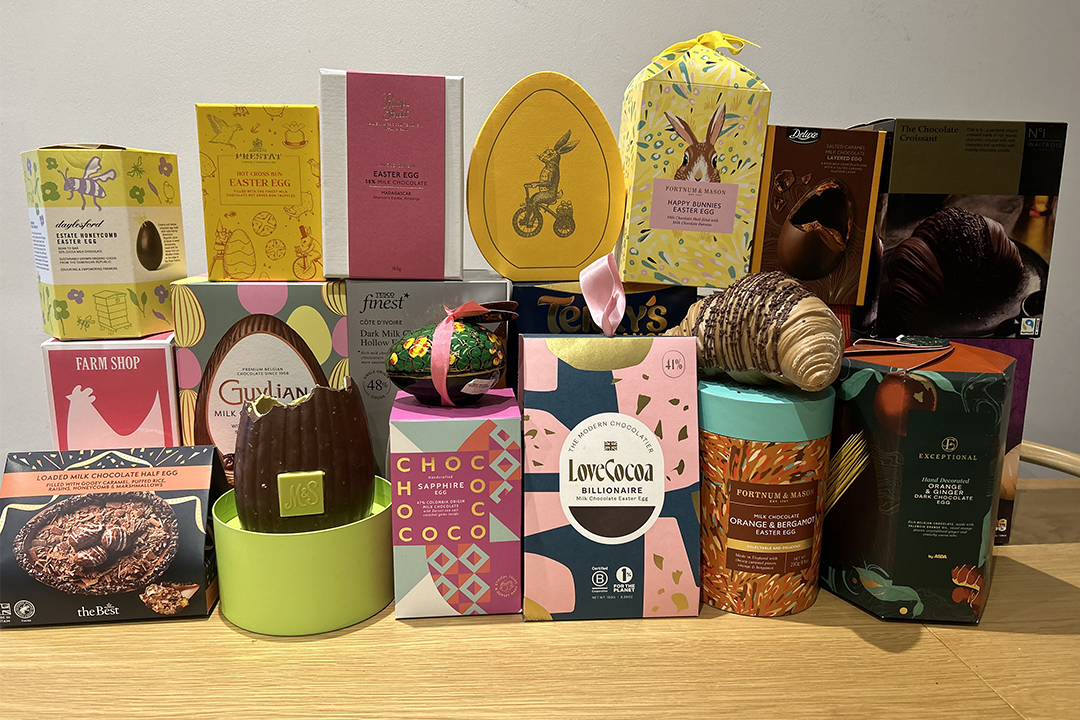 We were given the enviable task of taste-testing a range of Easter eggs and chocolate treats