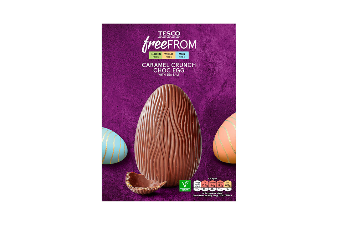 Best Easter egg IndyBest review Tesco Free From milk choc caramel crunch Easter egg