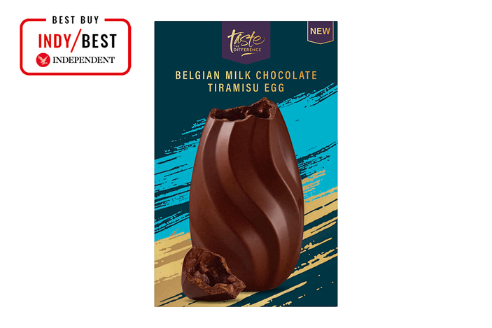 Best Easter eggs IndyBest review Sainsburys Taste the Difference Belgian milk chocolate tiramisu XL Easter egg