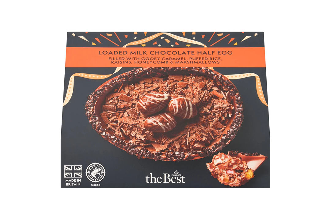 Best Easter eggs Indybest review Morrisons The Best loaded milk chocolate half topped Easter egg