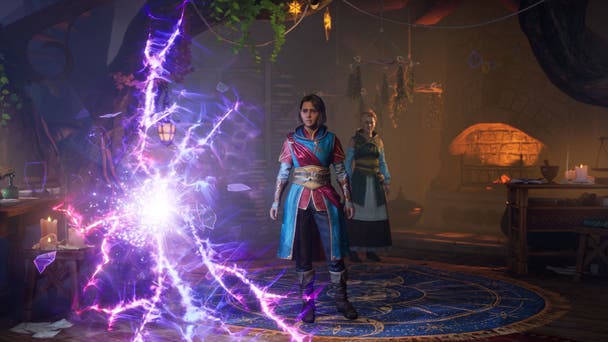 A screenshot of Mio and Zoe in Split Fiction