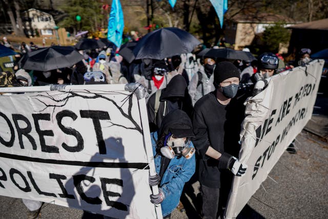 Police Training Center Protest