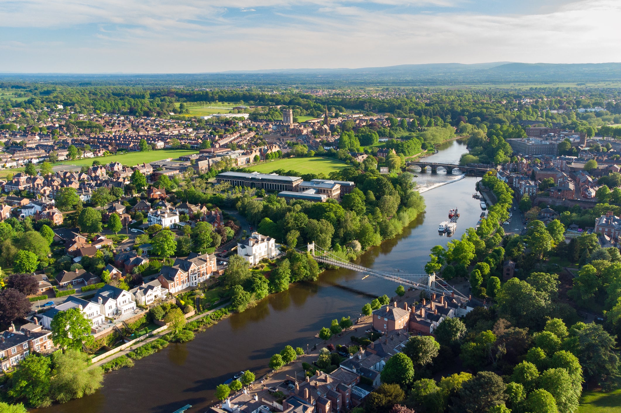 The River Dee runs through Chester