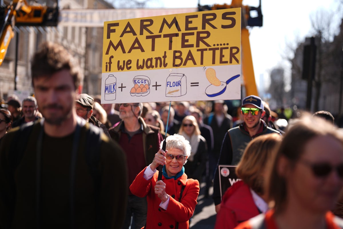 Farmers March on Parliament in Pancake Day Protest Against Inheritance Tax