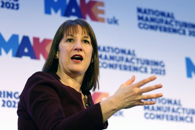 <p>Rachel Reeves said ‘even if tariffs aren't applied to the UK, we will be affected by slowing global trade’</p>