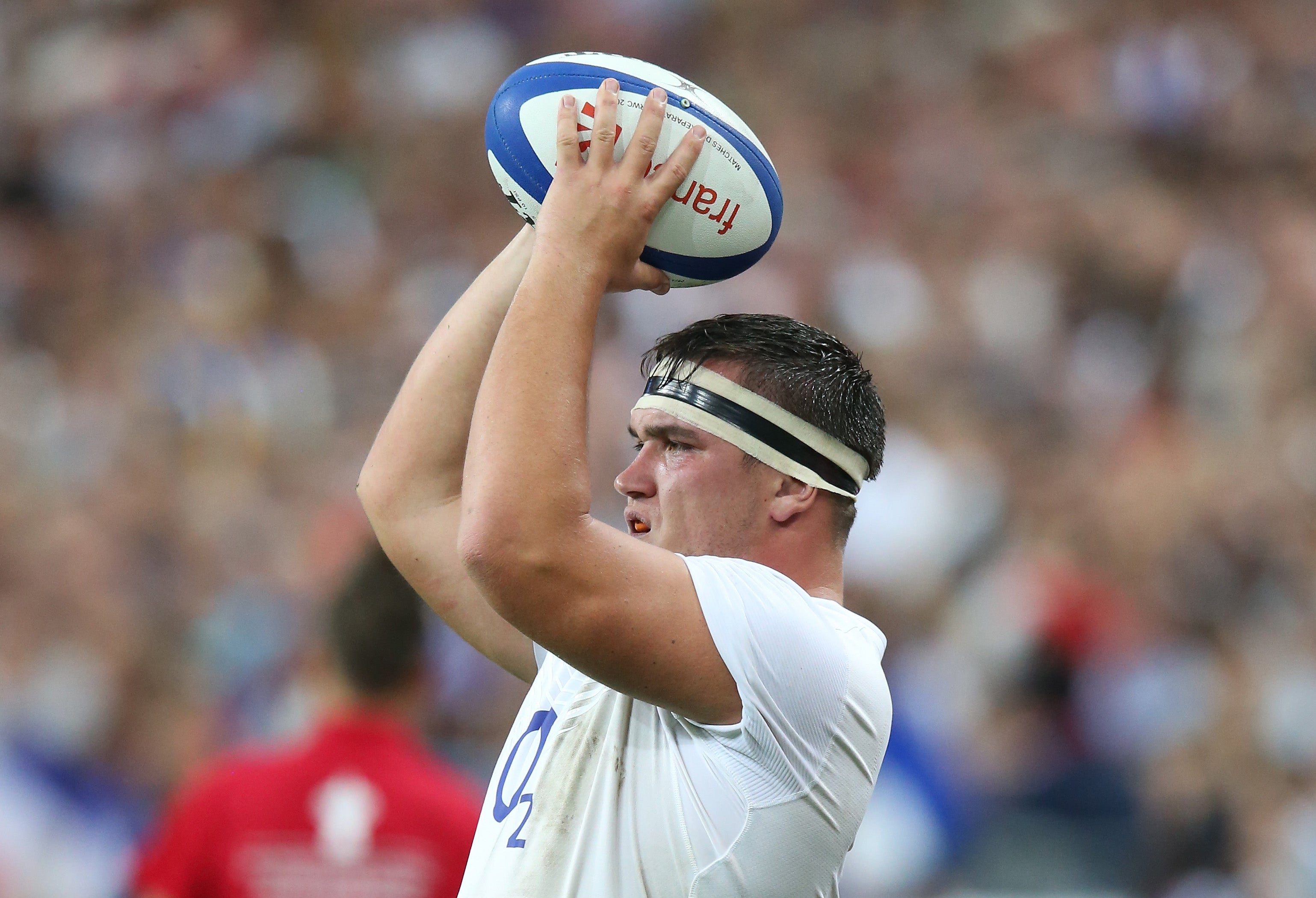 Jamie George ha fatto il suo debutto al test contro la Francia nel 2015