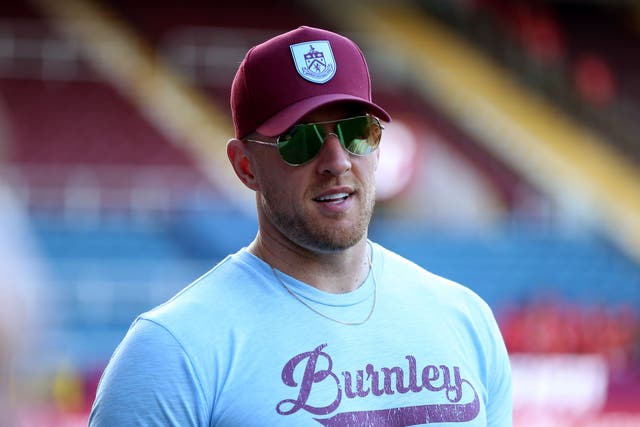 Burnley investor JJ Watt had promised to come out of retirement in the NFL if they run of clean sheets continued (Nigel French/PA)