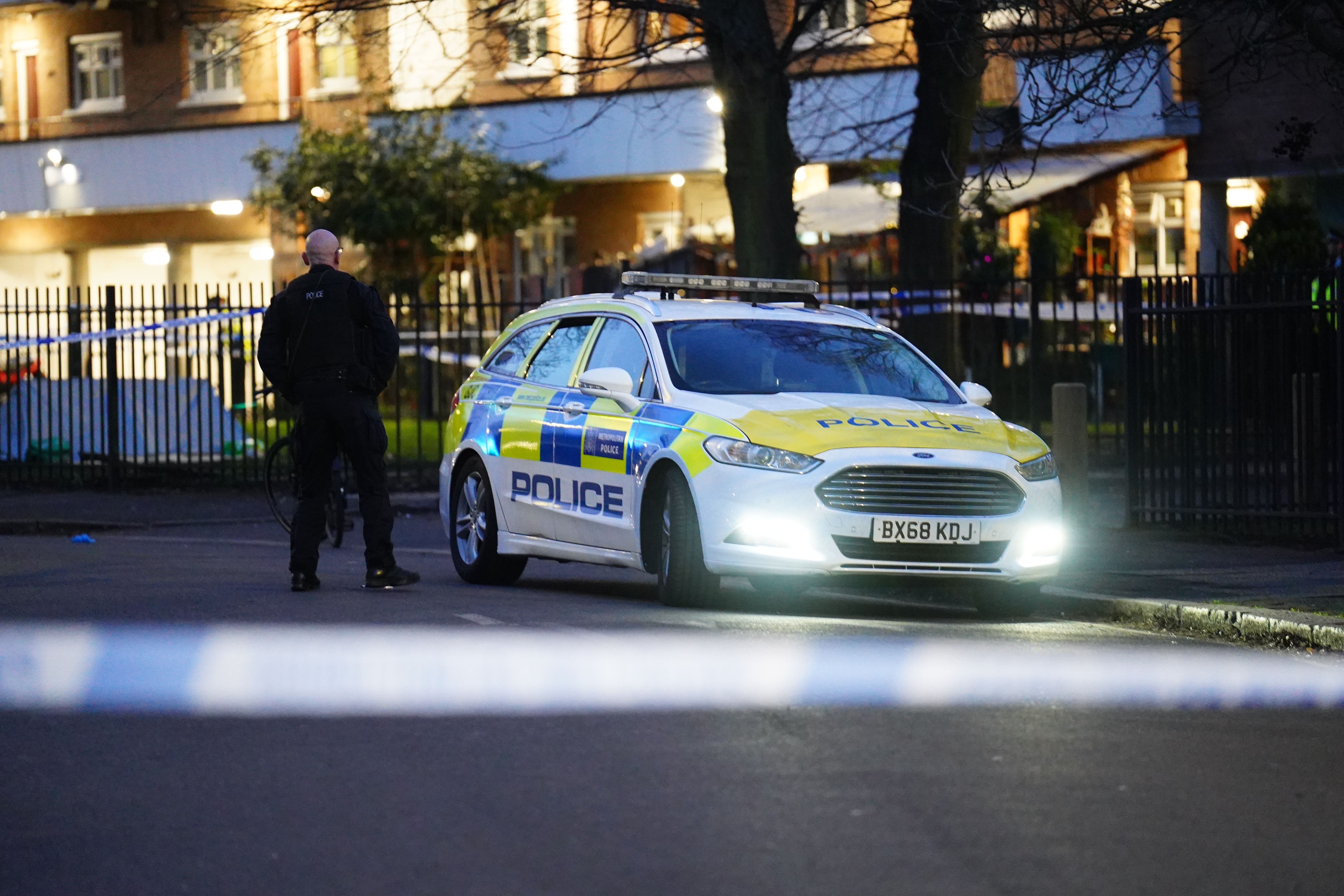The scene in Paradise Road Clapham (James Manning/PA)
