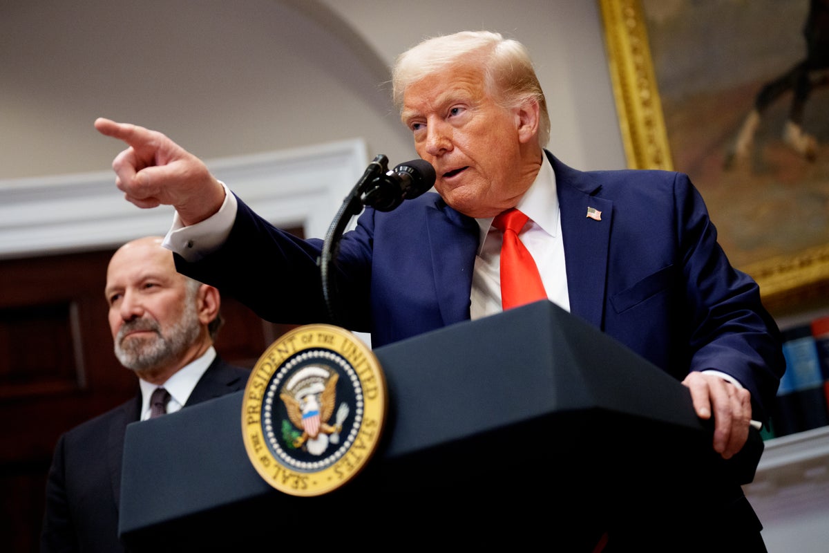 President Trump Makes An Investment Announcement In The Roosevelt Room Of The White House