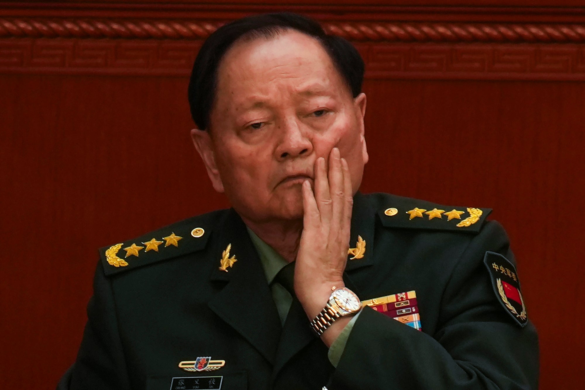 General Zhang Youxia, vice chairman of China's Central Military Commission attends the opening session of the National People's Congress (NPC) at the Great Hall of the People in Beijing