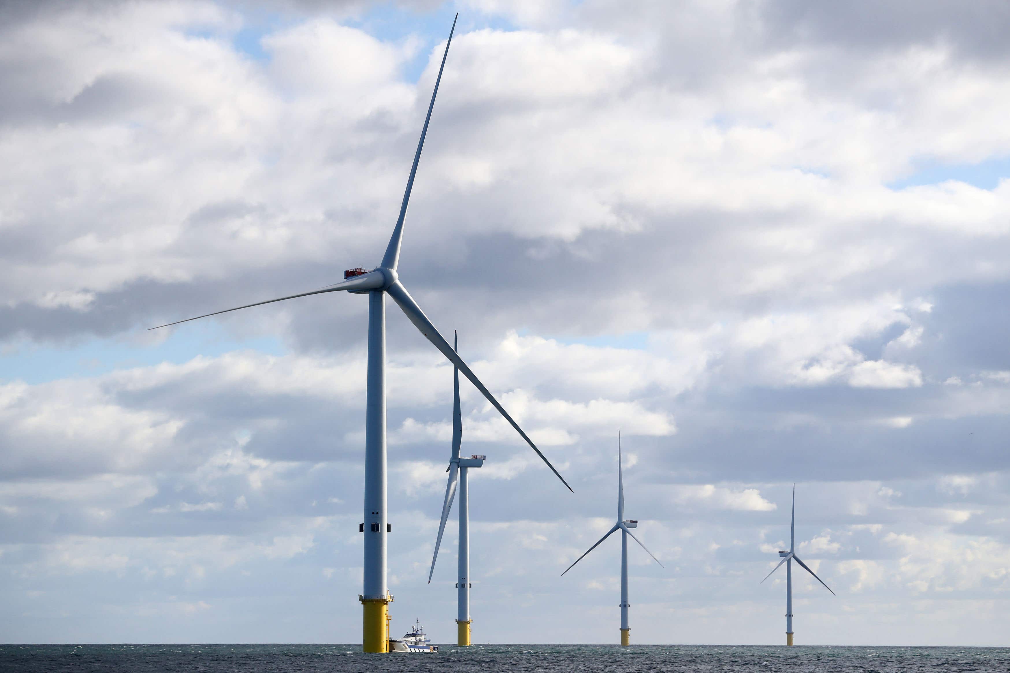 The investment will support floating offshore wind farms (Owen Humphreys/PA)