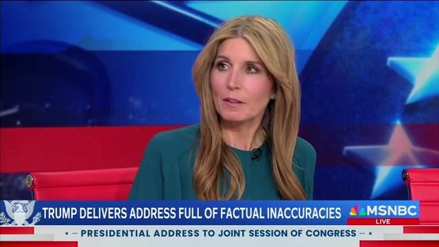 MSNBC host Nicolle Wallace is drawing conservative outrage over comments she made about Donald Trump honoring a 13-year-old cancer survivor at his joint address to Congress.