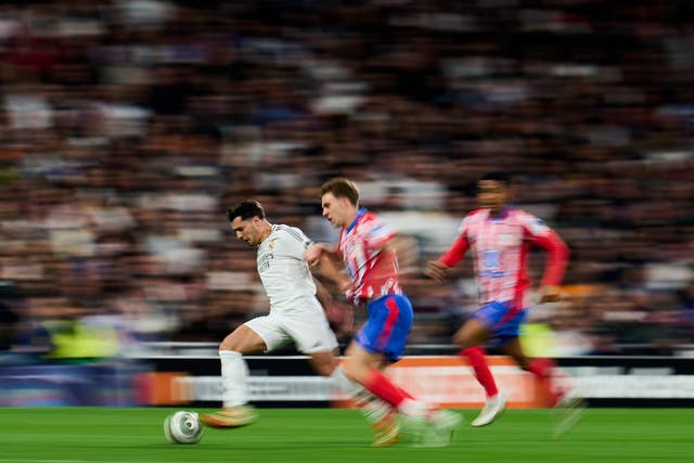 <p>Brahim Diaz scored the winner in the first leg of Real Madrid's last-16 tie with local rivals Atletico</p>