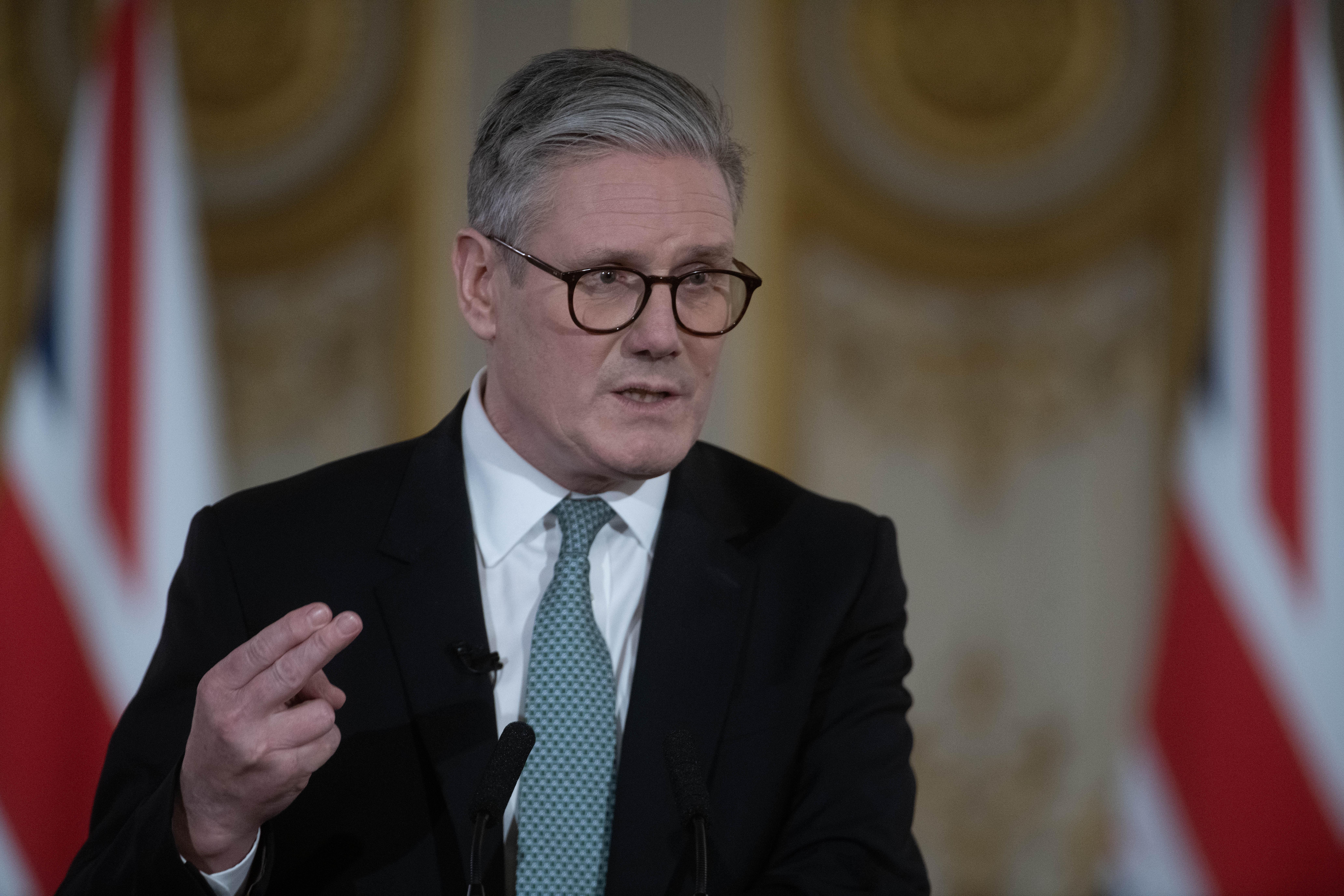 Sir Keir Starmer has said the Government needs to ‘renew efforts’ on tackling legacy issues (Julian Simmonds/Daily Telegraph/PA)
