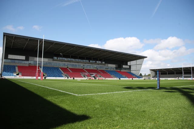 Salford are battling salary cap restrictions ahead of their trip to Castleford (Jessica Hornby/PA)