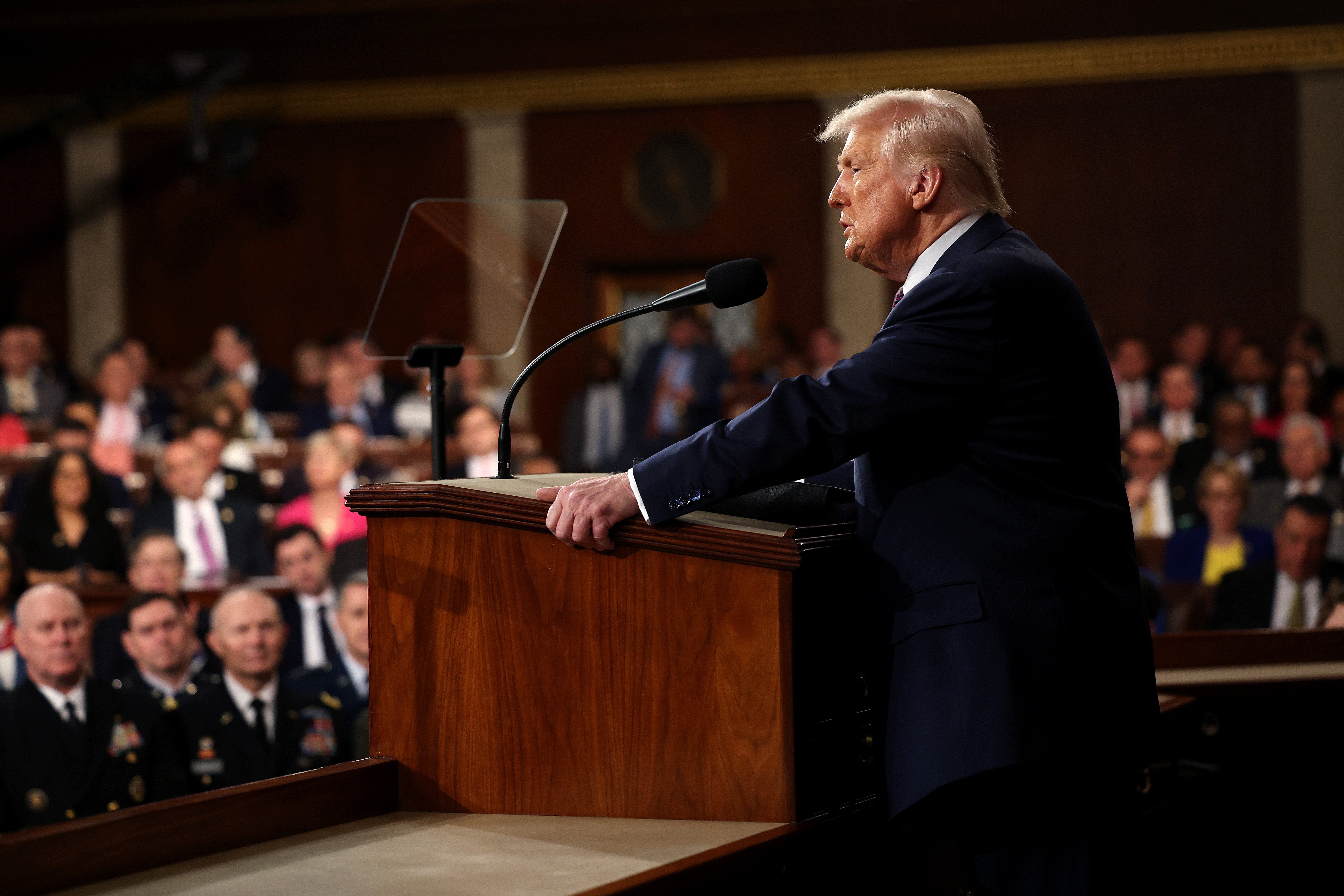 President Donald Trump’s joint address on Tuesday was the longest in presidential history and lasted for one hour and 40 minutes