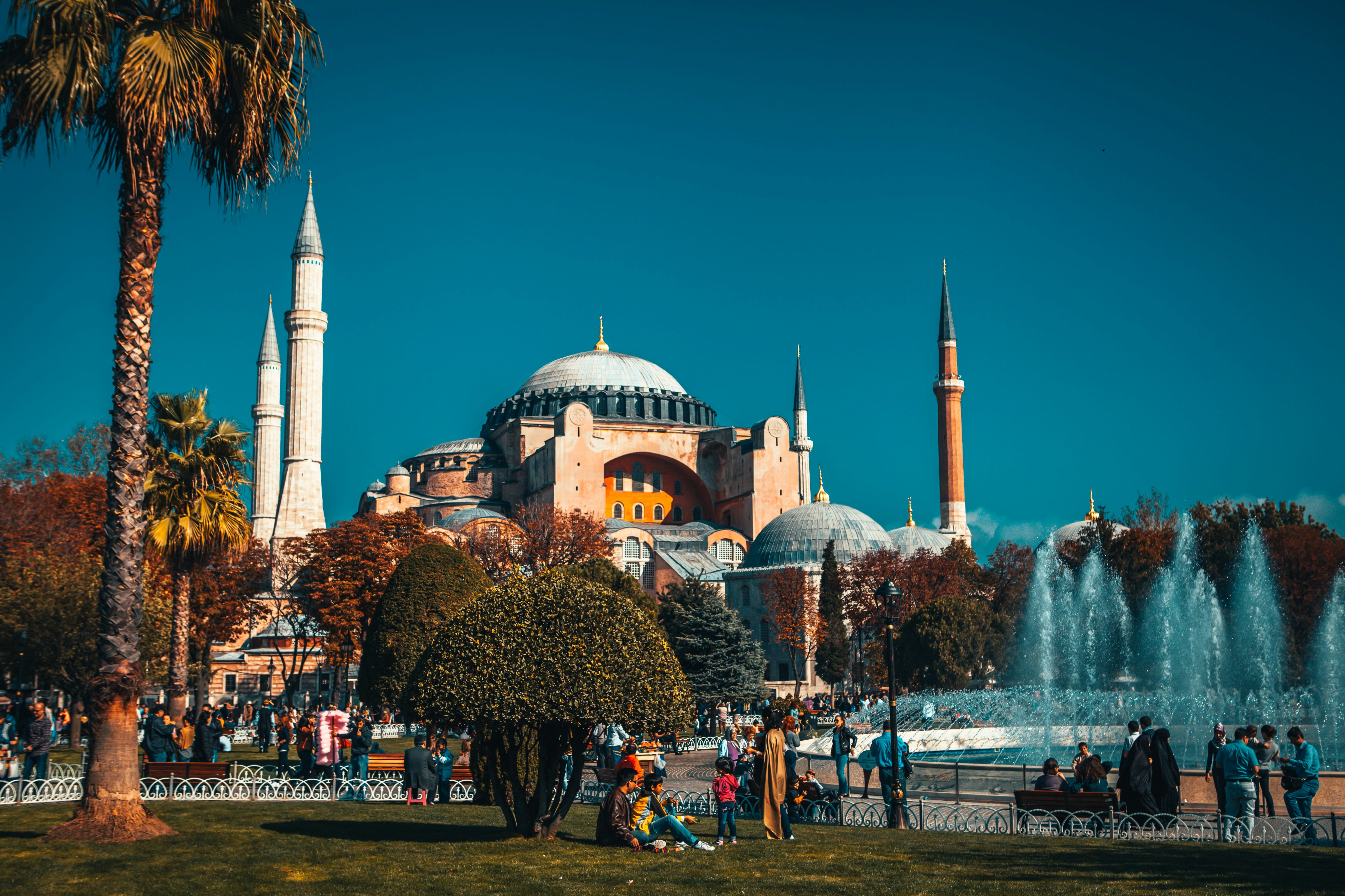 Hagia Sophia is a Byzantine mosque and museum built as Constantinople’s central cathedral in the 4th century