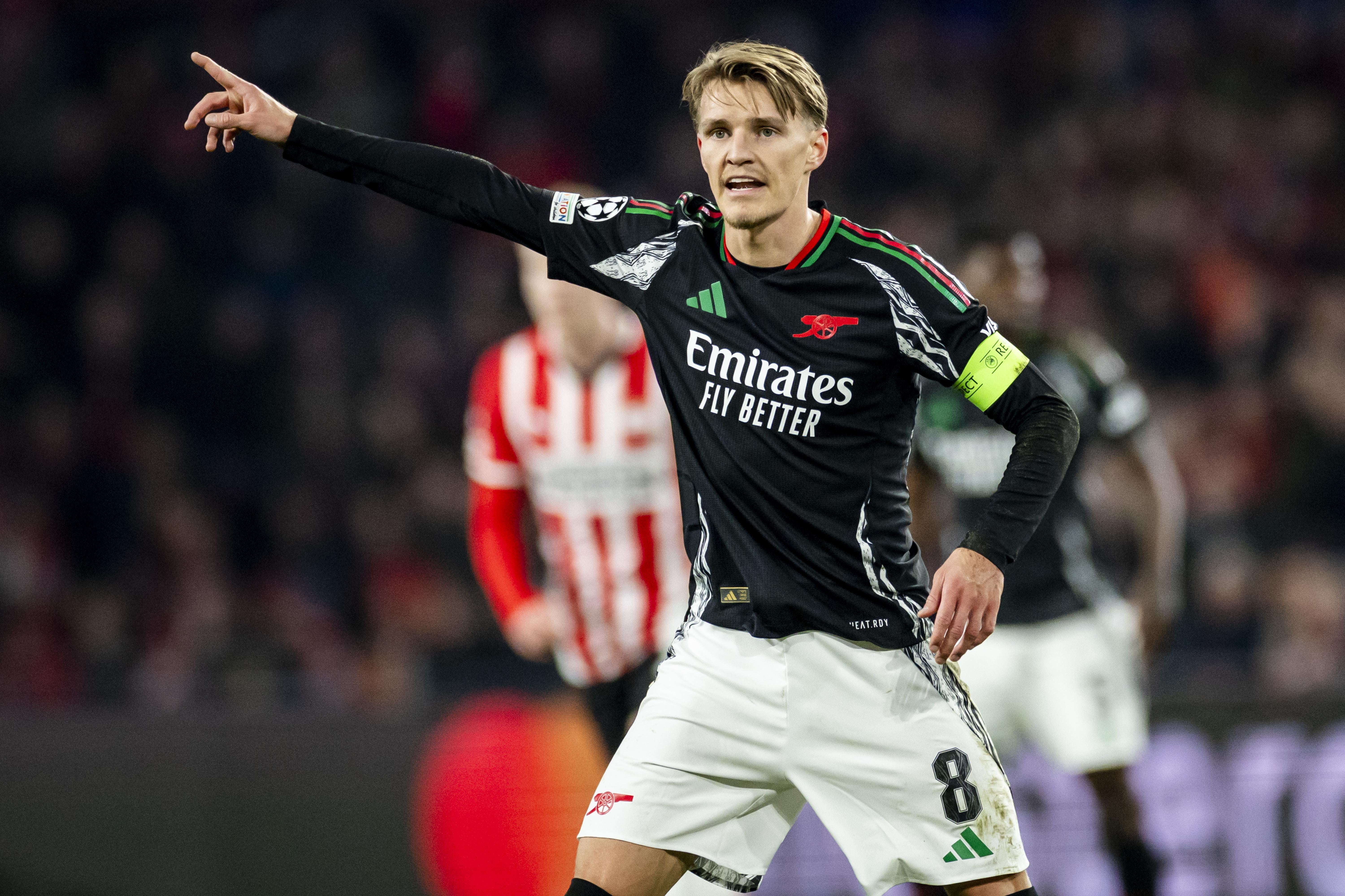 Two goals against PSV in midweek may point to Martin Odegaard rediscovering his form