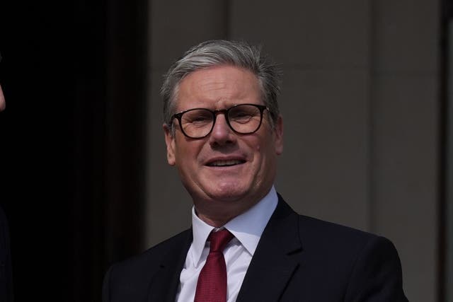 Prime Minister Sir Keir Starmer in Dublin last September (Brian Lawless/PA)