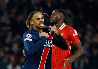 Bradley Barcola could be subject of a huge bid by Liverpool