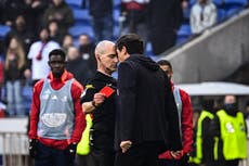 Lyon head coach receives nine-month ban for confronting referee