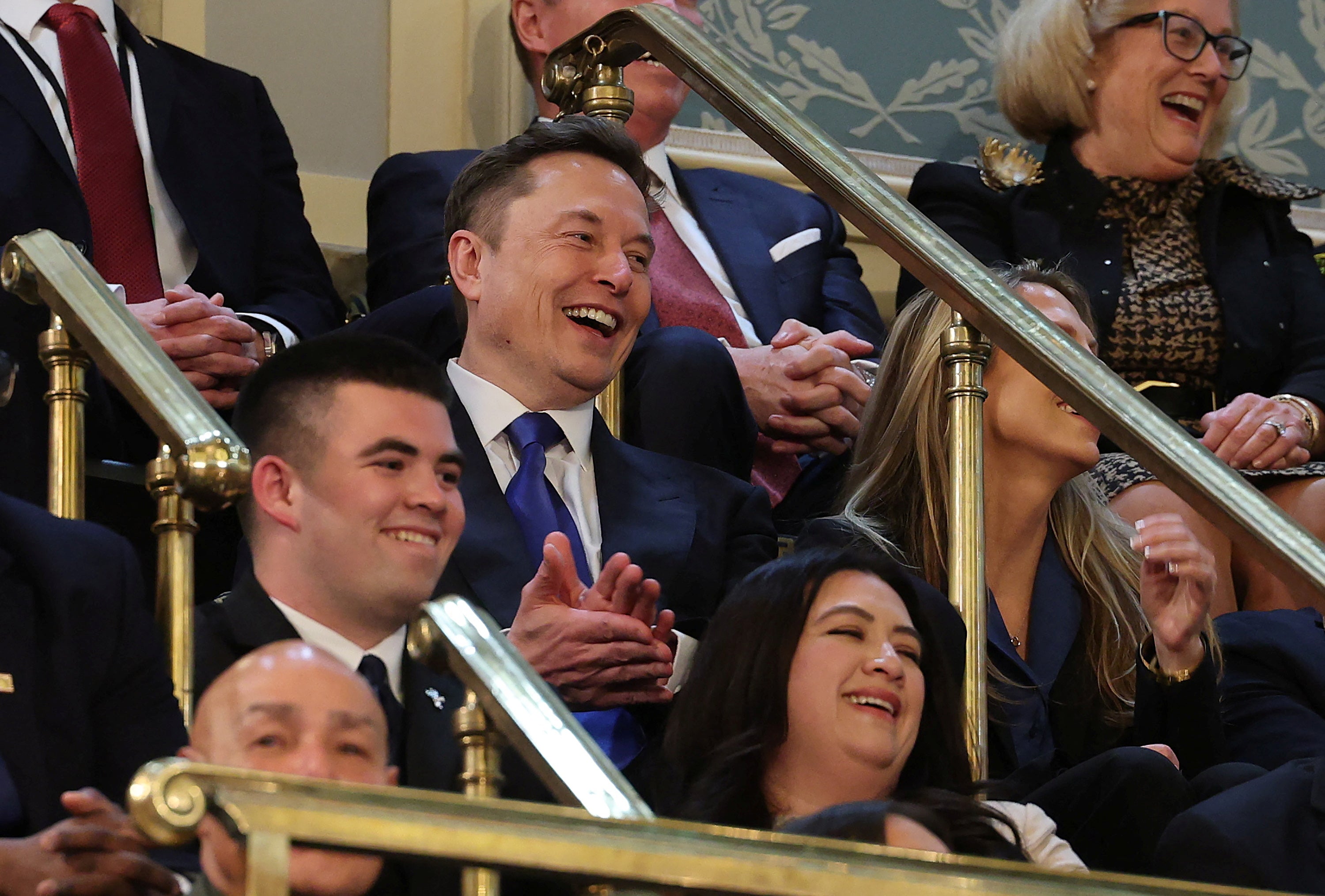 Musk was in attendance on Tuesday as Trump delivered his remarks to Congress, and received a shoutout from the president and a standing ovation from Republicans in the chamber