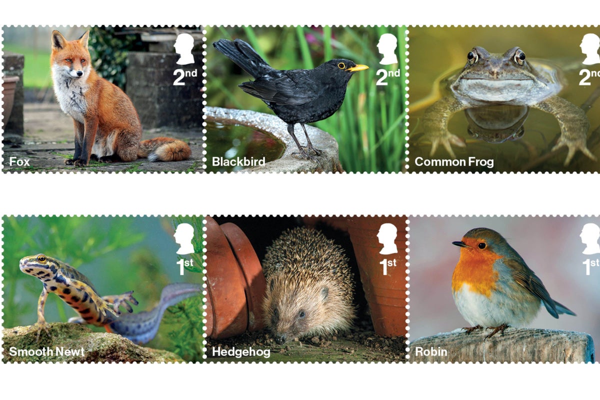 Stamps celebrating diversity of wildlife in UK gardens launched