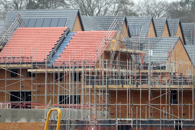 The Government has said it wants a big increase in housebuilding in the coming years (Andrew Matthews/PA)