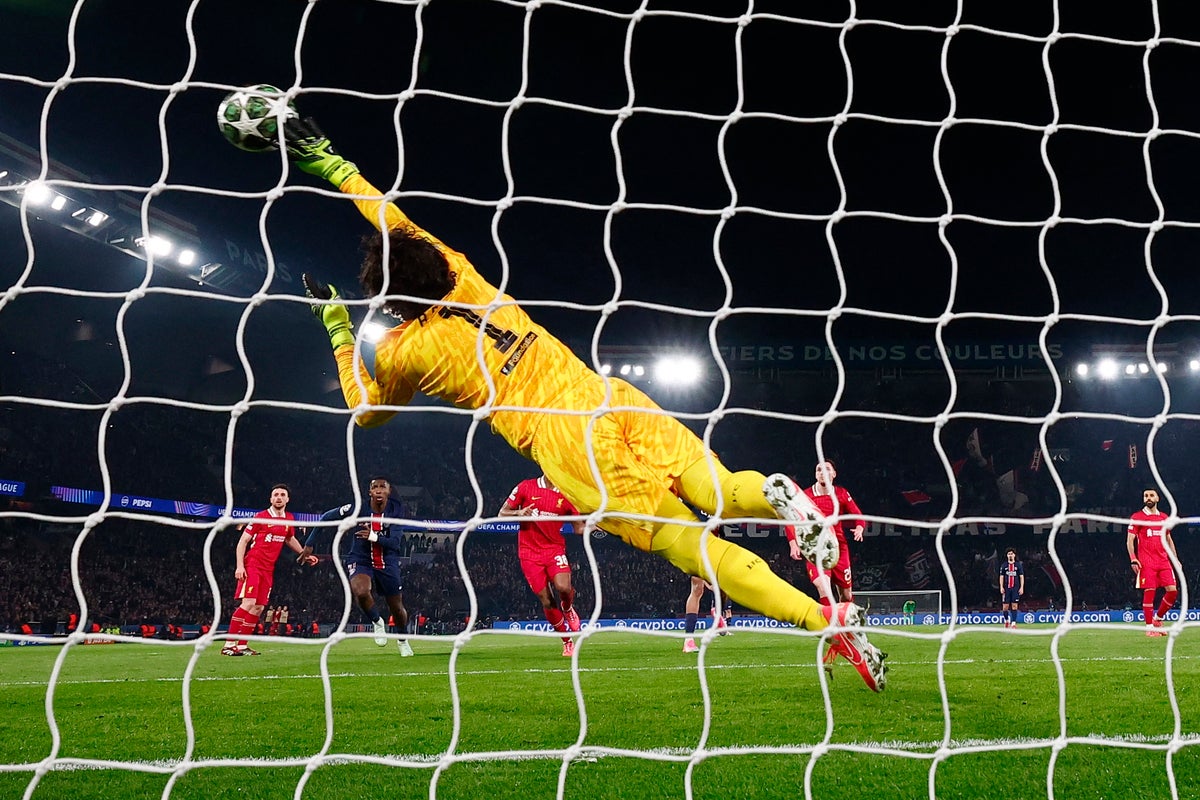 Ranking all nine Alisson Becker saves in PSG-Liverpool goalkeeping  masterclass | The Independent