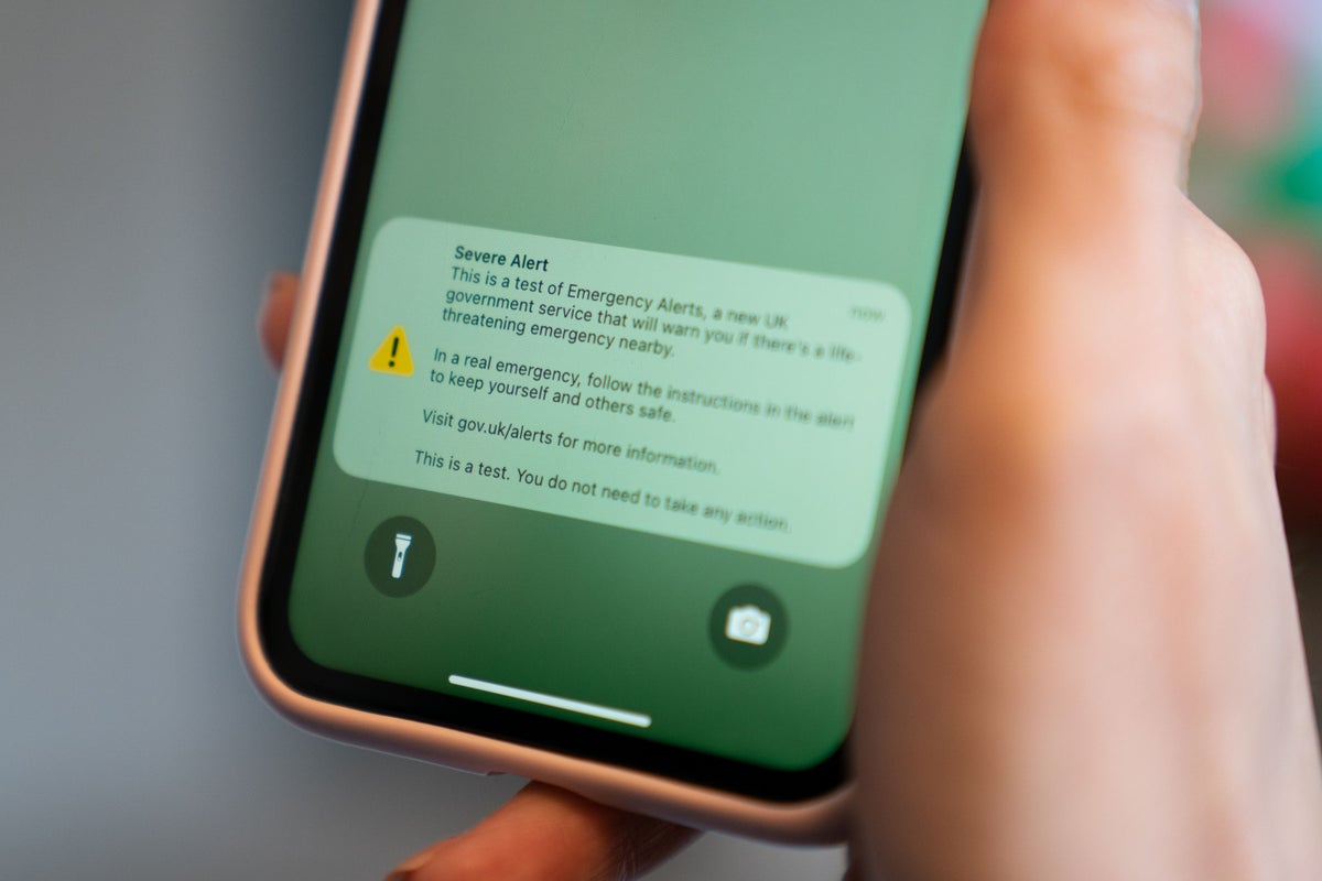 Date set for millions of phones across UK to receive emergency alert test