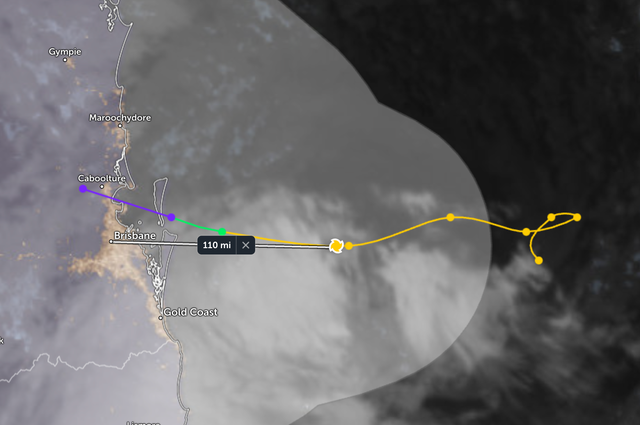 <p>Cyclone Alfred tracker</p>