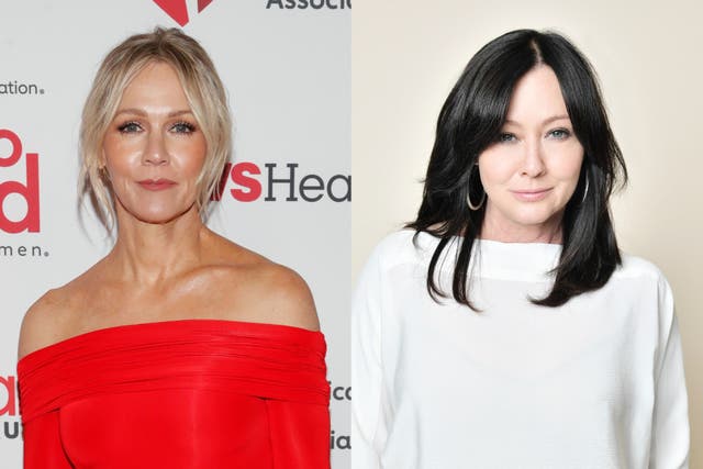 <p>Jennie Garth says Shannen Doherty Oscars ‘In Memoriam’ snub is ‘messed up’ </p>