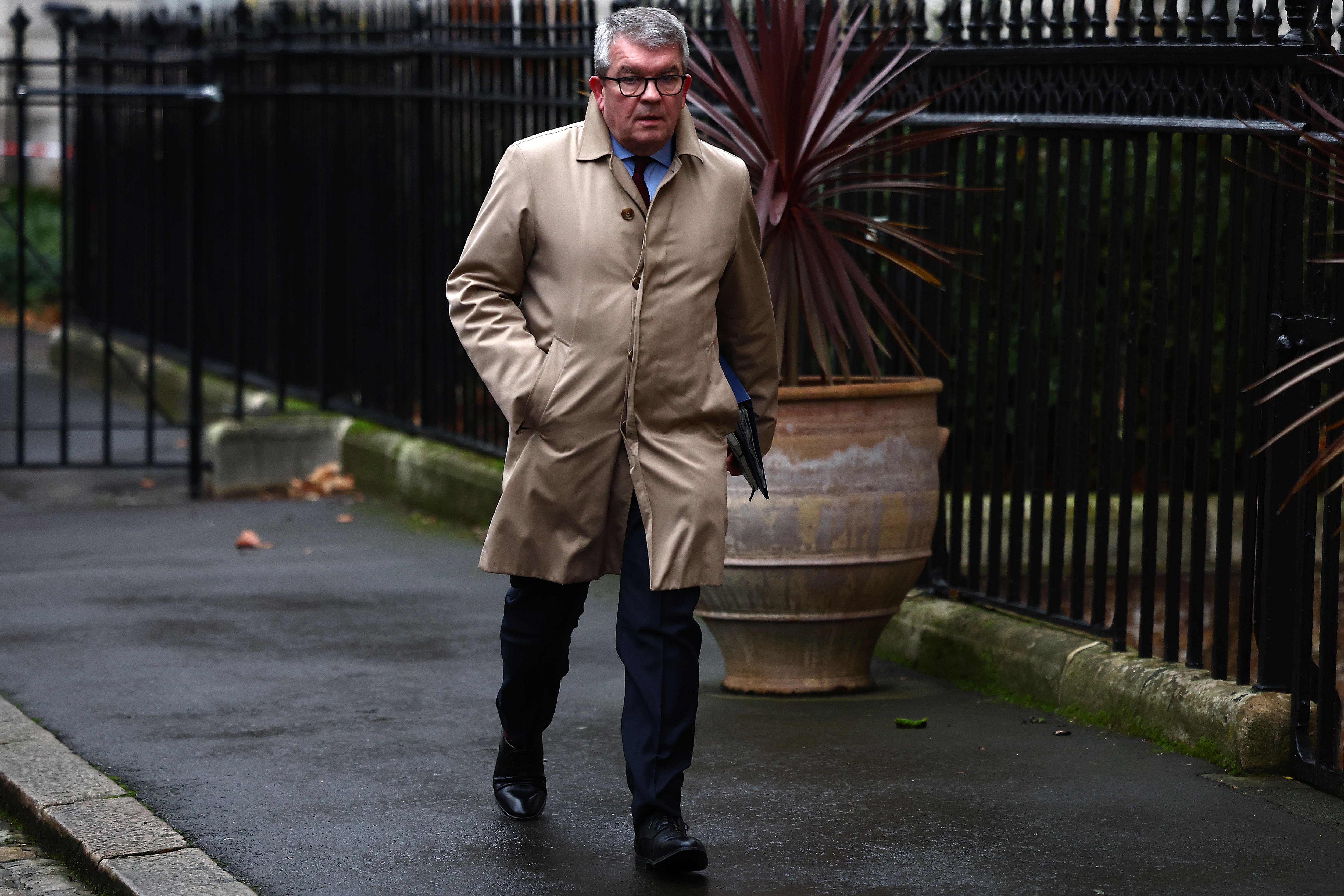 Border security commander Martin Hewitt signed the agreement in Paris (Henry Nicholls/PA)