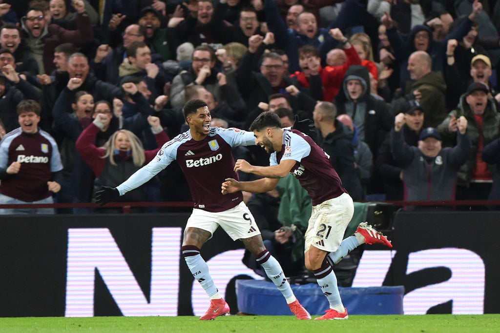 Marcus Rashford e Marco Asensio hanno aggiunto una nuova dimensione all'attacco di Villa