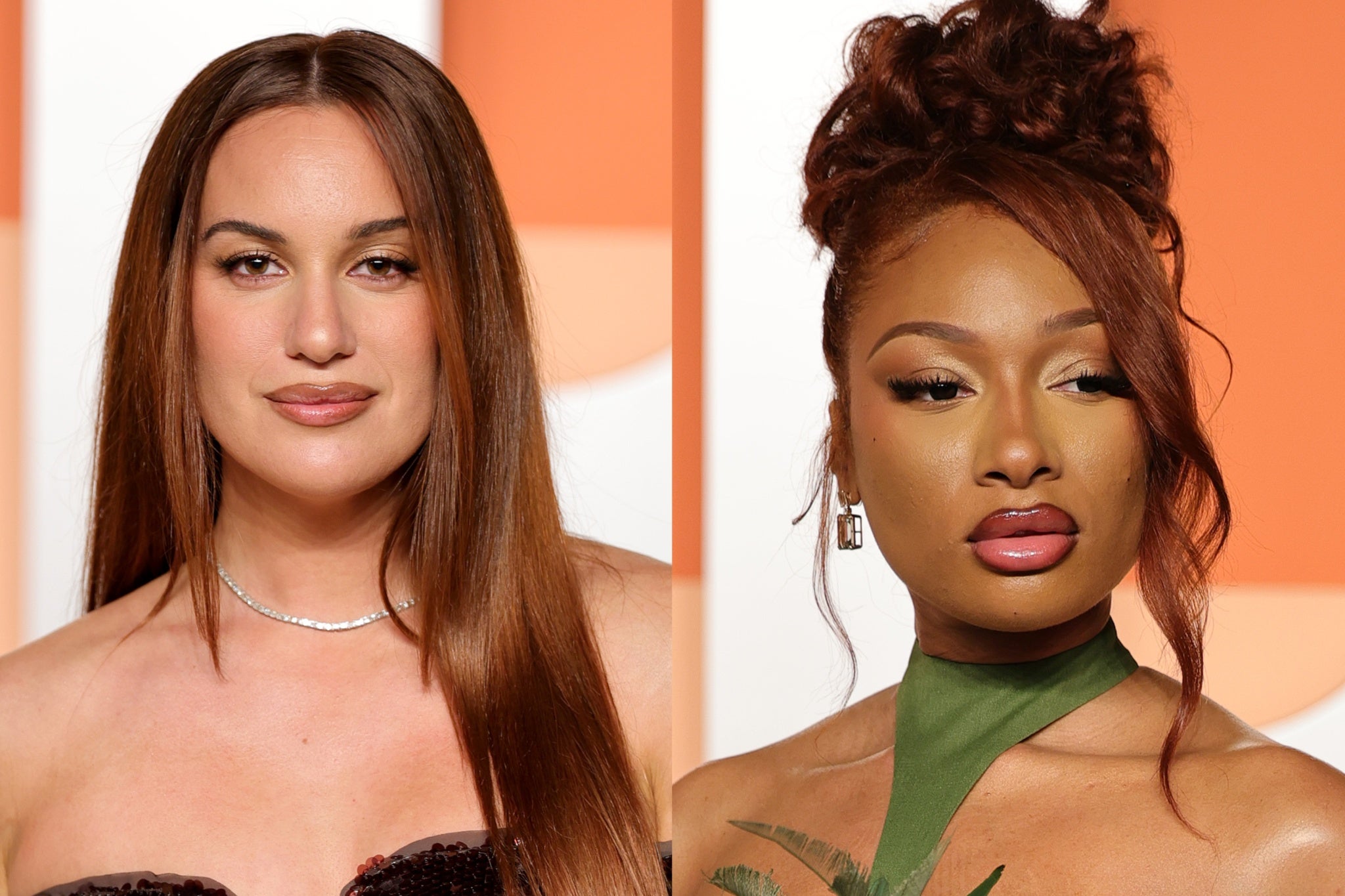 Hannah Berner (left) was accused of making ‘microaggressive’ comments about Megan Thee Stallion’s music