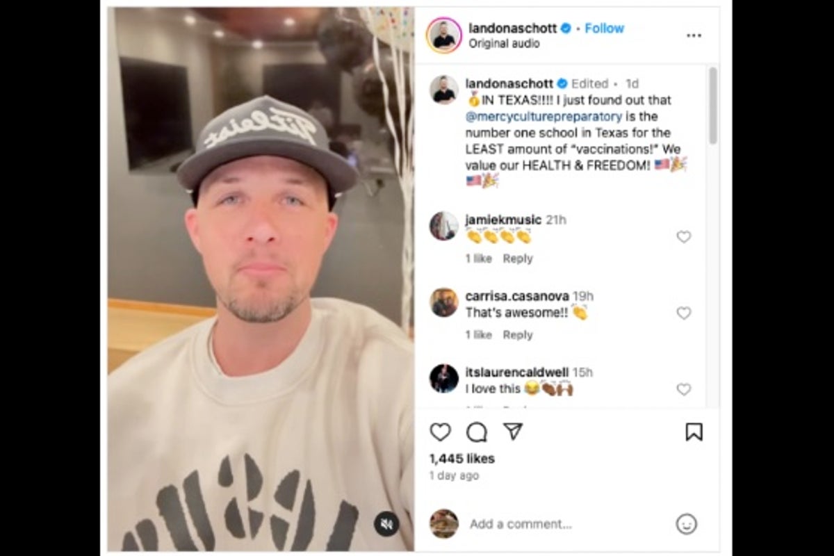 Outrage after Texas pastor brags online about his school having the state’s lowest measles vaccination rate: ‘We celebrate it’ Outrage after Texas pastor brags online about his school having the state’s lowest measles vaccination rate: ‘We celebrate it’