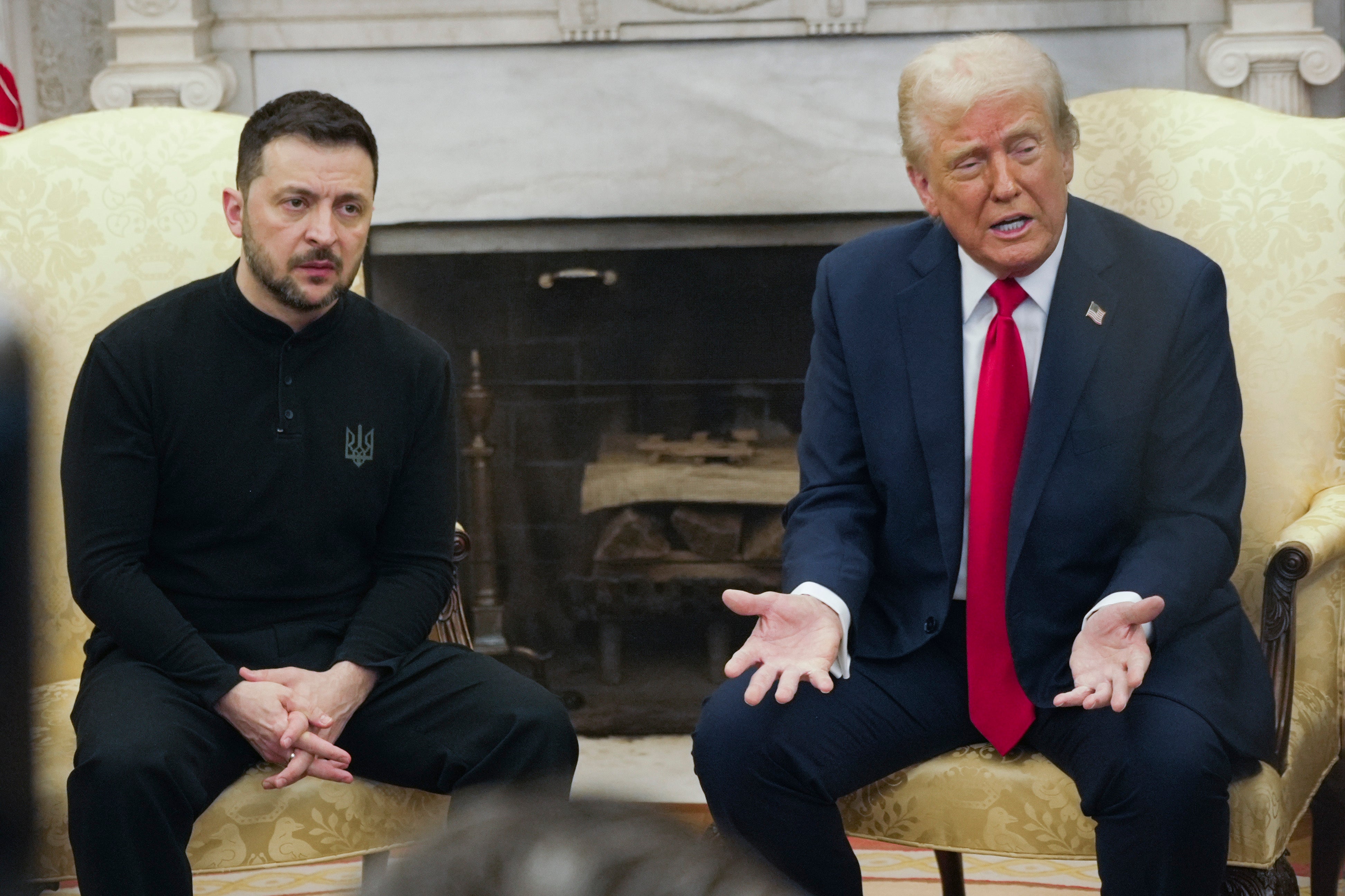 Zelensky endured a difficult trip to Washington to meet Trump in February