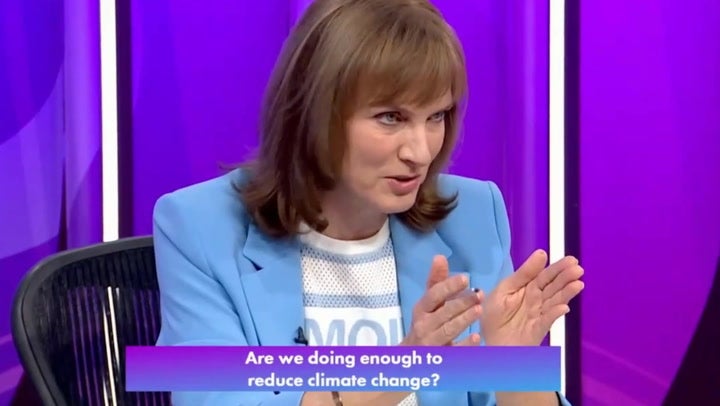 <p>BBC Question Time’s Fiona Bruce threatens to ‘gag’ Reform MP Richard Tice in heated debate.</p>